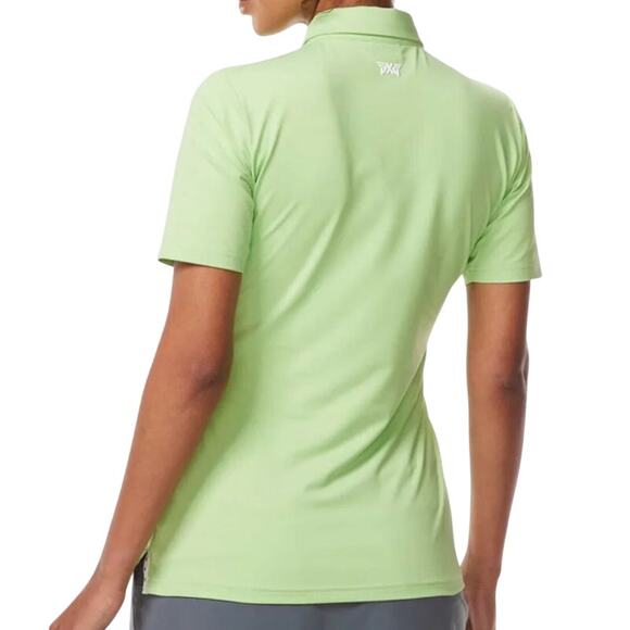 PXG Women's RP Signature Polo Shirt SZ L NWOT Lemon Grass Golf Pickleball Tennis - Picture 2 of 10